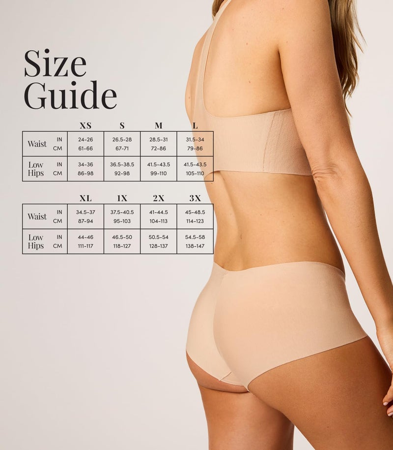 commando Butter High-Rise Bikini | High-Waist Seamless Panty in Exclusive Butterâ„¢ Fabric | Ultra-Soft, Invisible Comfort | Beige, S - Image 5
